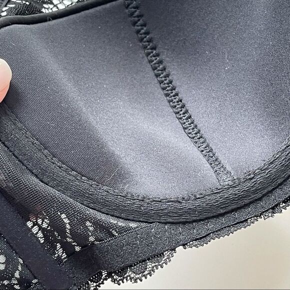 Body by Victoria Lace Demi Bra, Black - Picture 3 of 10